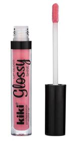 img 2 attached to 💋 Get the Perfect Pout with KIKI Glossy Shine Lip Gloss Set of 4, Including Clear Gloss - All Made in U.S.A.