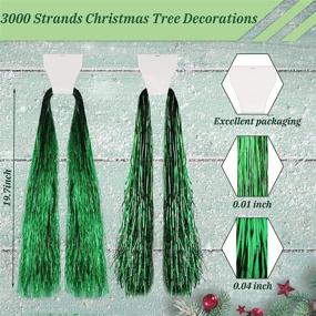 img 3 attached to MTLEE Christmas Decorations Iridescent Graduation Seasonal Decor