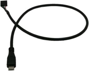 img 1 attached to 🔌 zdyCGTime 50CM Micro USB 5pin Male to 1x 5Pin Female 0.1-inch USB Header PCB Motherboard Cable