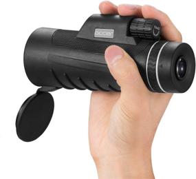 img 4 attached to 🔭 Occer 10X42 High Power Monocular Telescope with HD Dual Focus Scope, Compact Design and Bak4 Multi-Coated Zoom Lens - Ideal for Hunting, Bird Watching, Camping, Outdoor Sporting, and Low-Light Vision