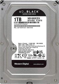 img 3 attached to High-Performance Western Digital 1TB WD Black Internal Hard Drive - 7200 RPM, SATA 6 Gb/s, 64 MB Cache