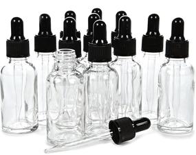 img 4 attached to 🧴 Clear Glass Dropper Bottles by Vivaplex