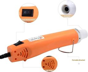 img 2 attached to Mofa Orange 300W Heat Gun: Multi-Purpose Hot Air Tool with Stand for DIY Embossing, Drying Paint, and Shrink Wrapping