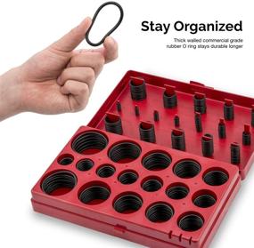 img 1 attached to 🔧 Maximize Performance with the Neiko Tools 407-Piece Rubber O-Ring Assortment Kit - 32 SAE Sizes