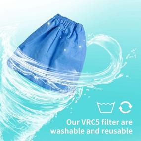 img 1 attached to 🔍 KEEPOW VRC5 Cloth Filter Bags - 9 Pack for Vacmaster 4-16 Gallon Vacs VBV1210 VJC507P