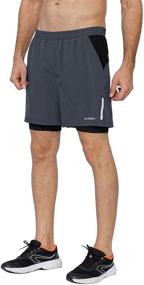 img 2 attached to Спортивная одежда для мужчин "AODULO Workout Stretch Moisture Football