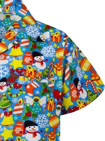 img 1 attached to 🎅 Funky Hawaiian Shirt Christmas Gingerbread Men's Shirts