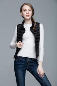 img 1 attached to Yeokou Packable Lightweight Quilted Waistcoat: Trendy and Versatile Women's Clothing