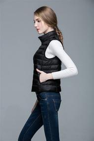 img 2 attached to Yeokou Packable Lightweight Quilted Waistcoat: Trendy and Versatile Women's Clothing