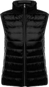 img 4 attached to Yeokou Packable Lightweight Quilted Waistcoat: Trendy and Versatile Women's Clothing