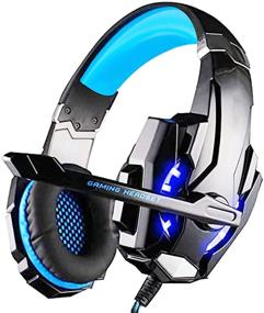 img 4 attached to 🎧 Gaming Headset for Xbox One, PS4, PS5, PC - Stereo Surround Sound, Noise Cancelling with Mic & LED Light - Compatible with Xbox One, PS4, PS5, PC