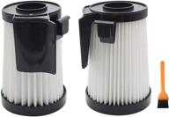 🔍 ez spares 2pcs eureka dcf-10 & dcf-14 hepa filters, compatible with optima series attachments, replaces part # 62731 & 62396 логотип