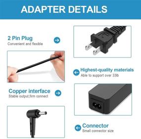 img 2 attached to UL Listed AC Charger for Asus Chromebook C202SA C202S C202 - Laptop Power Supply Adapter Cord