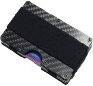 slim organizer wallet made with carbon fiber logo