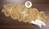 beaded embroidery runner: enhancing your decor with scrolled elegance логотип