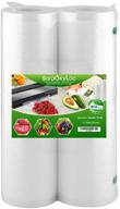 🔒 2-pack 11x50 vacuum sealer bags rolls for food saver, seal a meal, sous vide cooking - bpa free, heavy duty, compatible with other machines логотип