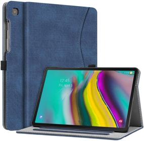 img 4 attached to 📱 Fintie 10.5 Samsung Galaxy Tab S5e Case 2019, SM-T720/T725/T727 Model - Multi-Angle Viewing Stand Cover with Pocket, Auto Sleep Wake Feature, Indigo