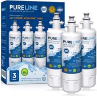 premium lt700p replacement water filter with wide compatibility - pureline (3 pack) логотип