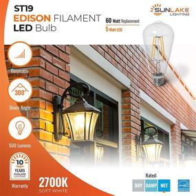 img 2 attached to 💡 Dimmable Waterproof Filament Lighting for Restaurants