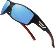 polarized tr90 sports sunglasses for men and women - unbreakable frame, ideal for running, cycling, baseball логотип