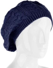 img 2 attached to BG Beanie Knitted Crochet Slouchy Outdoor Recreation in Climbing