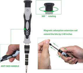 img 1 attached to Precision Screwdriver Eyeglasses Cellphone Electronic Retro Gaming & Microconsoles