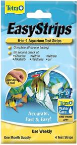 img 2 attached to 🐠 Tetra EasyStrips 6-in-1 Aquarium Test Strips, Pack of 4