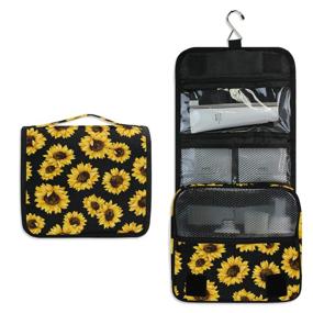 img 4 attached to AUUXVA Sunflower Organizer Waterproof Accessories