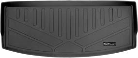 img 4 attached to 🔳 Custom All-Weather Cargo Trunk Liner Floor Mat - Black for 2020-2021 Ford Explorer by SMARTLINER