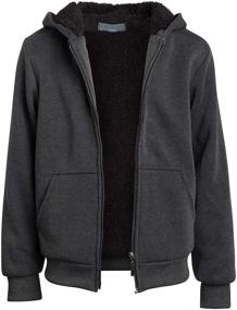 img 4 attached to Coney Island Sherpa Lined Full Zip Sweatshirt: A Trendy Choice for Boys' Fashion Hoodies & Sweatshirts