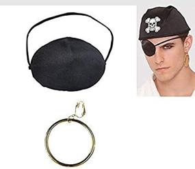 img 4 attached to 🏴 SEO-Optimized Pirate Earring and Eye-Patch Set by amscan 840222