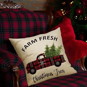 img 1 attached to Pantula Christmas Pillowcase Farmhouse Decorations