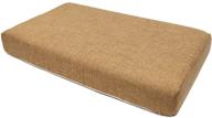 petique eco friendly mattress cover brown logo