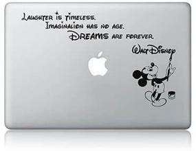 img 1 attached to 🔮 Magical Disney Quote MacBook Laptop Decal: Perfect Vinyl Sticker for Apple Mac Air Pro - Model: , Available at Leading Electronic Store
