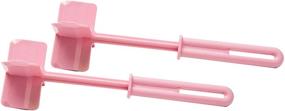 img 1 attached to Mind Reader Meat Chopper Set - 2 Pink Spatulas for Efficient Mixing, Cutting, and Mashing of Ground Meat, Avocado & More - Heat Resistant Kitchen Tool with Nylon Material