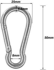 img 2 attached to 🚢 TERMATH Stainless Marine Hardware Staple: Superior Quality and Durability for Marine Applications