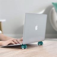 🔥 оставайтесь прохладными и комфортабельными: подставка для охлаждения ноутбука с невидимым шариком-охладителем - идеально подходит для маленького ноутбука. логотип