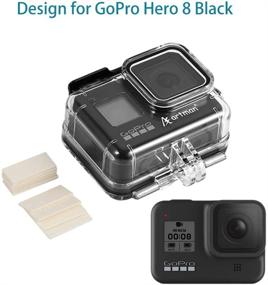 img 3 attached to 📷 Artman Housing Case Kit for GoPro Hero 8 Black - Waterproof Protective Housing Case (Up to 197FT/60M Depth), with Bonus 3-Pack Filters, 12 Anti-Fog Inserts, and Bracket Accessories