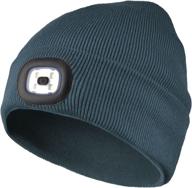 🧢 attikee led lighted beanie: rechargeable headlamp cap for outdoors - perfect tech gift for men, dads, and fathers! logo