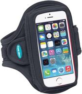 tune belt armband for ipod touch 5th, 6th and 7th generations - water-resistant armband in black logo