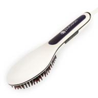 💇 professional hair straightener brush with bonus e-book – ideal for all hair types, perfectly complements virgin argan oil products logo