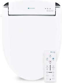 img 4 attached to 🚽 Brondell Swash SE600 Bidet Toilet Seat – White (Round Toilets) – Enhanced with Oscillating Stainless-Steel Nozzle, Warm Air Dryer, and Ambient Nightlight