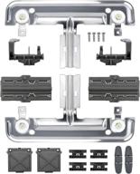 w10712395 набор металлических возможностей регулировки верхней корзины: набор из 18 запасных частей для посудомоечной машины 🔧 whirlpool wdta50sahz0 - совместимое с kenmore ap5957560 w10350375 | cenipar логотип