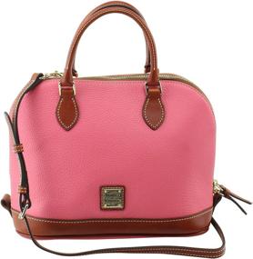 img 4 attached to Dooney &amp; Bourke Pebbled Leather 👜 Zip Zip Satchel Shoulder Bag Purse Handbag