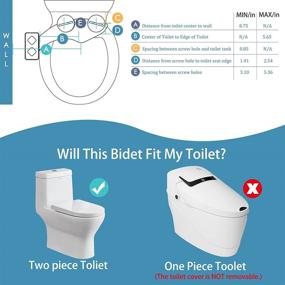 img 1 attached to 🚽 No-Electric Dual-Nozzle Self-Cleaning Toilet-Bidet Attachment - Adjustable Sprayer for Sanitary, Feminine Wash, Baby Wash with Controlled Fresh Water Pressure