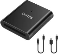 📸 unitek usb 3.0 usb c кардридер cfast 2.0: портативный адаптер cfast для карт памяти из алюминия с поддержкой порта thunderbolt 3 - совместим с картами sandisk, lexar, transcend, sony. логотип