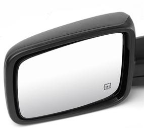 img 2 attached to DNA Motoring TWM-037-OE-T888-BK-L Left Driver Side Powered Heated Defroster Towing Mirror with Turn Signal & Puddle Light - Compatible with 09-16 Ram 1500/10-16 Ram 2500 3500 4500 5500