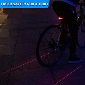 img 1 attached to 🚴 Bicycle Headlight and Taillight Set - Ultra-Bright LED Bike Lights for Enhanced Safety - Simple Mounting, AAA Battery Support, and Quick Release System