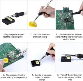 img 2 attached to 🔥 Wmore Soldering Iron Kit Stand: The Perfect Solution for Efficient Soldering