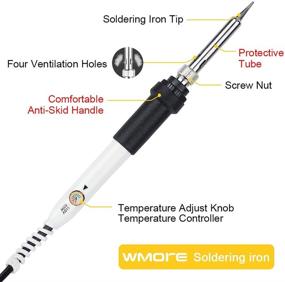 img 3 attached to 🔥 Wmore Soldering Iron Kit Stand: The Perfect Solution for Efficient Soldering